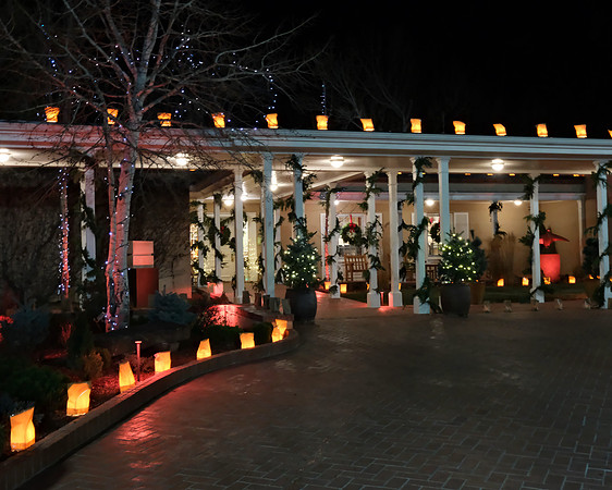 Holiday Market at Governor's Mansion Santa Fe, NM 2025 The Mansion dressed for Christmas