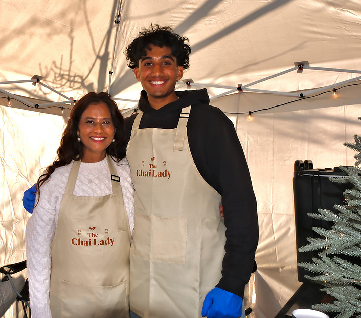 Holiday Market at Governor's Mansion Santa Fe, NM 2025 The Chai Lady 1