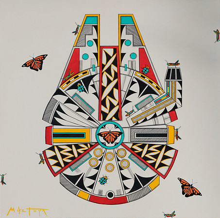 Indian Market 2026 - Millenium Falcon by Mike Toya, Jemez Pueblo