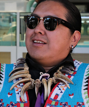 Indian Market - bear claws by Eli Snow, Alberta, Canada