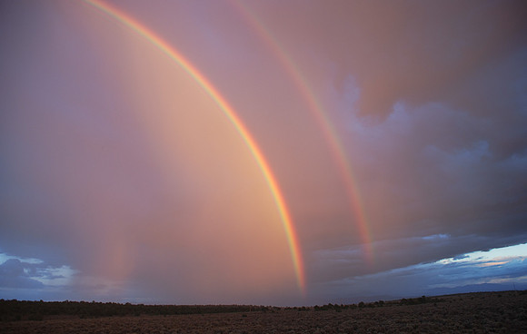 skyscape double rainbow