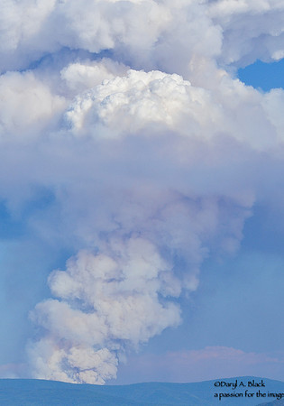 cumulus cloud action from Sardinas Canyon fire detail
