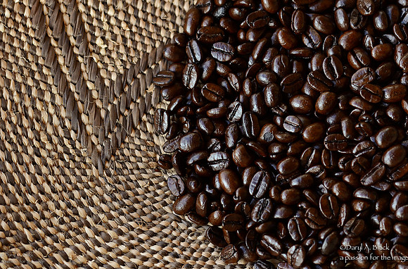 coffee beans in basket