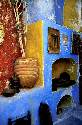 Santorini kitchen