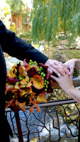 hands and bouquet
