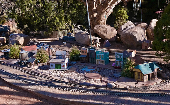 ABQ Botanic Garden G scale railroad garden  1 2025