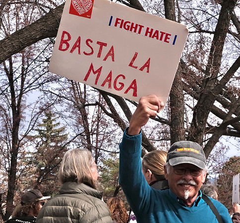 Not my president rally 10, Santa Fe, New Mexico 17 February 2025