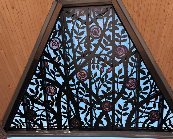 ABQ Botanic Garden Conservatory High Desert Rose Garden window 2025