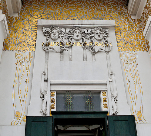 Entry, Vienna Secession building, Vienna, Austria