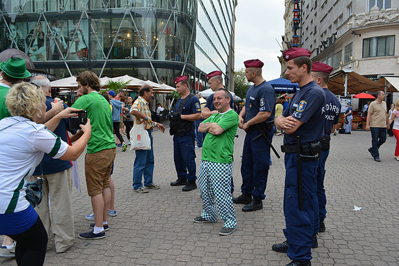 football rivals, Hungary and Ireland in Budapest