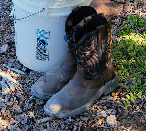 stucco work Santa Fe boots 1