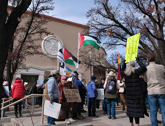 Not my president rally 9, Santa Fe, New Mexico 17 February 2025